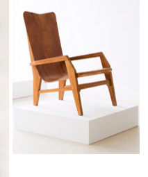 Première réalisation de fauteuil de Pierre Paulin, 1952.