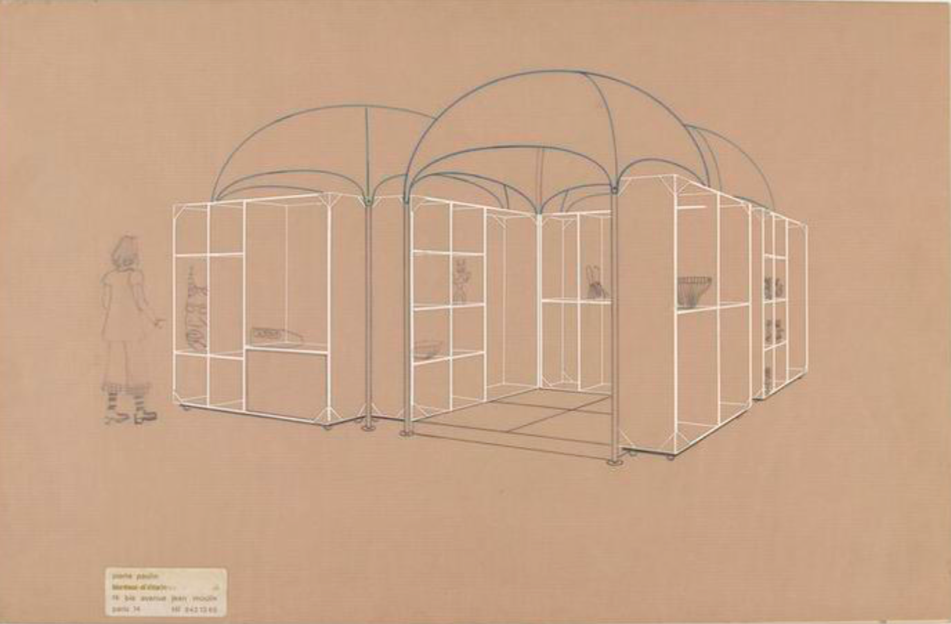 Plan d’aménagement du Centre d’artisanat international.